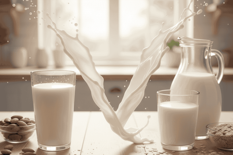 🥛 Almond Milk vs. Cow’s Milk – Which Wins? 