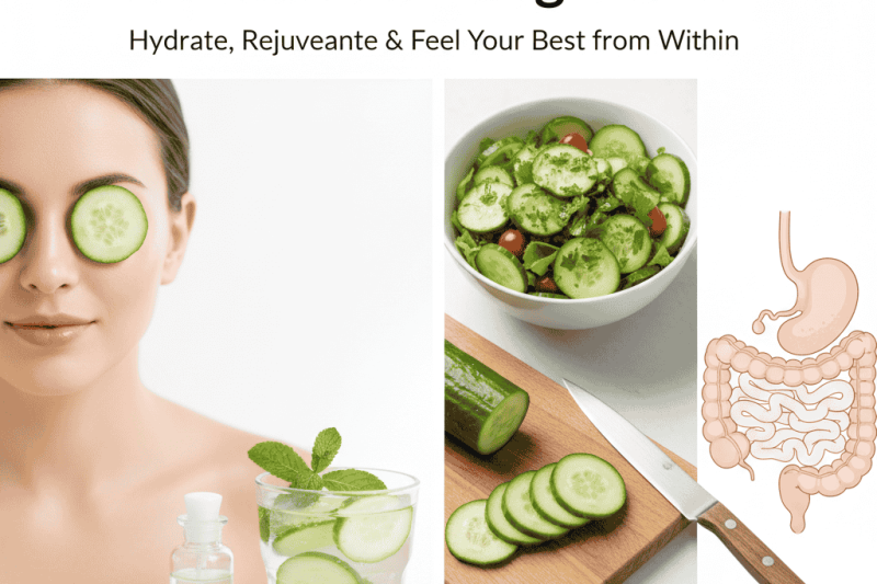 Benefits of Cucumber for Skin and Digestion 
