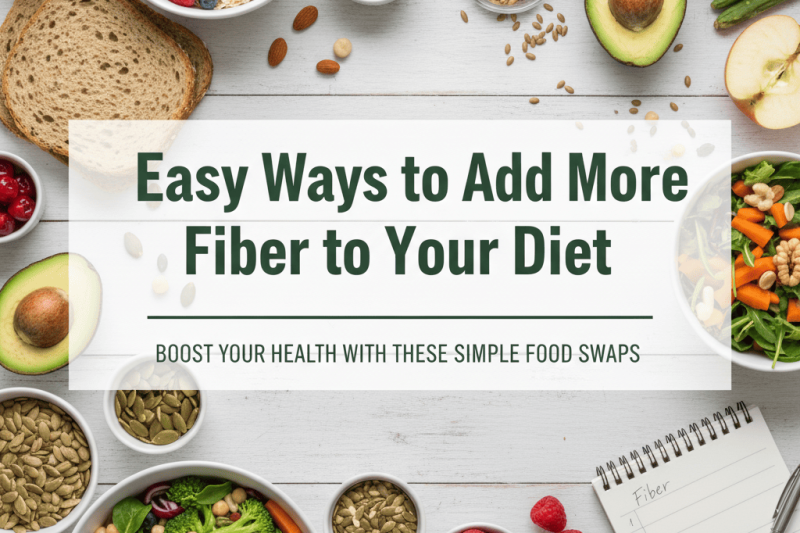 🌾Easy Ways to Add More Fiber to Your Diet 