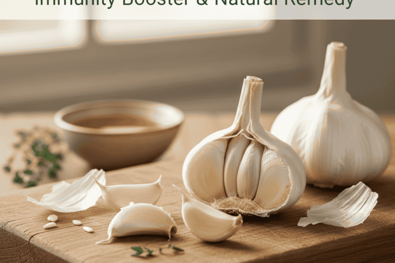 🧄 Garlic: Nature’s Antibiotic and Immunity Booster 