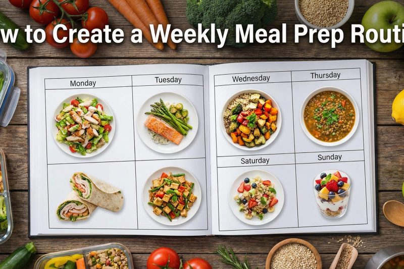 How to Create a Weekly Meal Prep Routine 