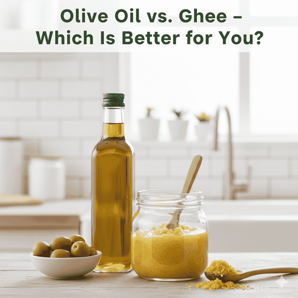 Olive Oil vs. Ghee – Which is Better for You?