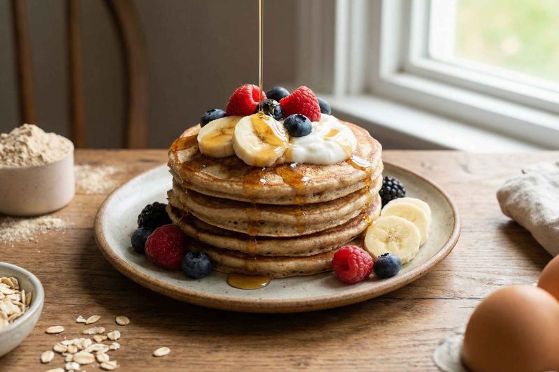 Protein Pancakes (No Refined Flour) 