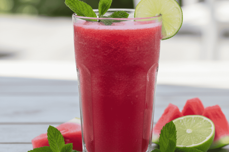 🍉 Refreshing Watermelon Mint Smoothie 