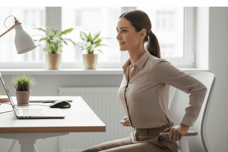 💺 Simple Desk Exercises for Office Workers 