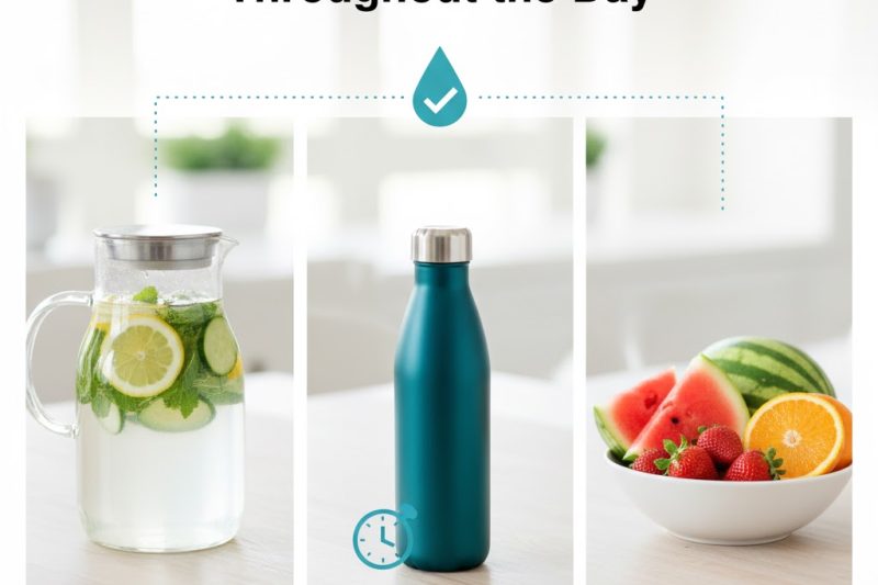 💧Simple Ways to Stay Hydrated Throughout the Day 
