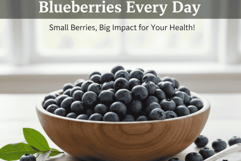 🫐 Top 5 Benefits of Eating Blueberries Every Day 